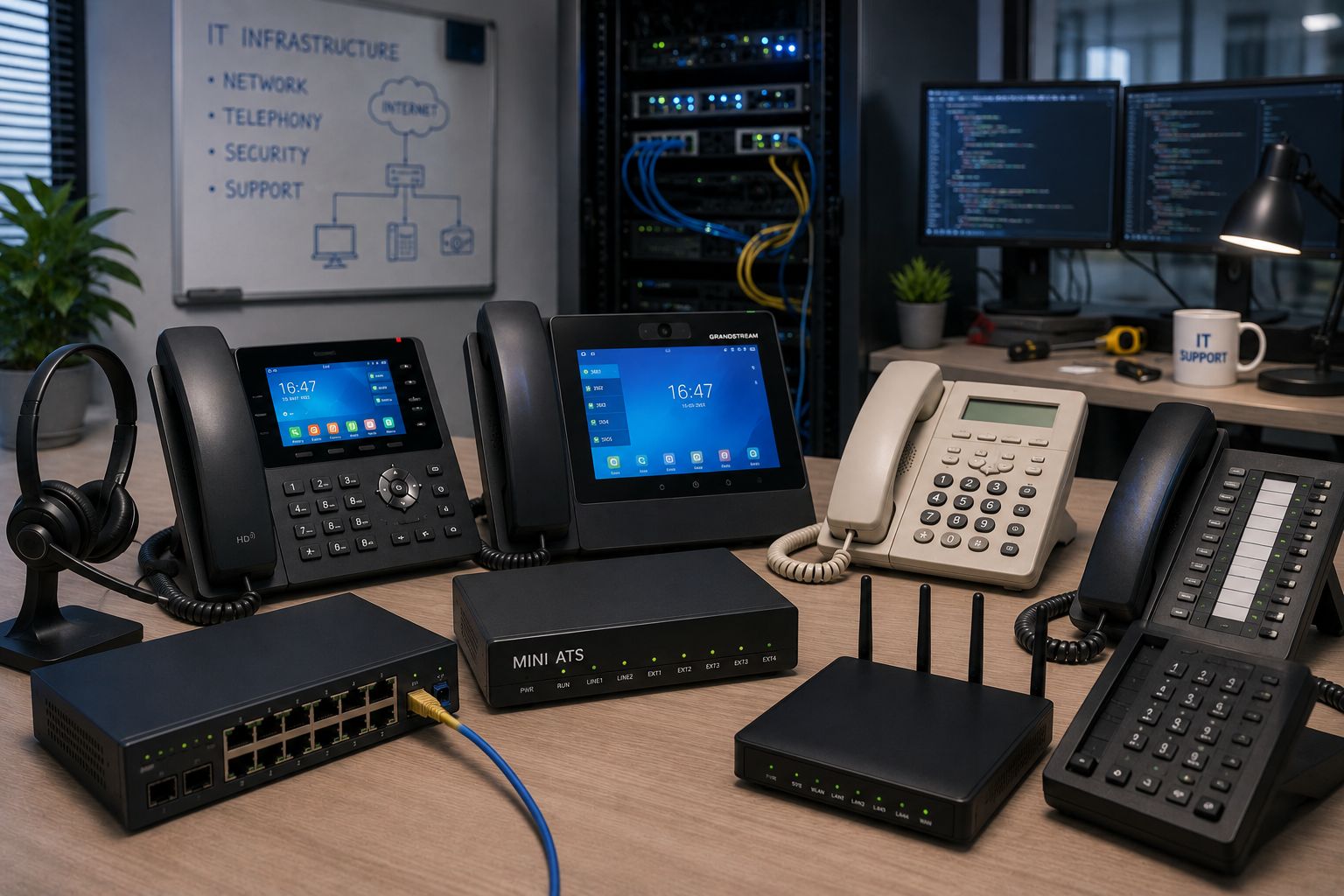 Mini ATS və İP Telefoniya